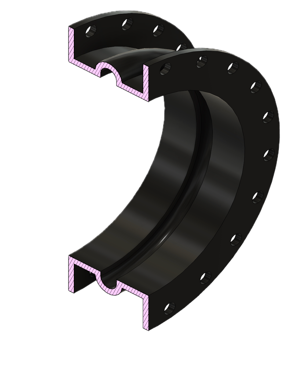 Wide Arch Rubber Expansion Joint