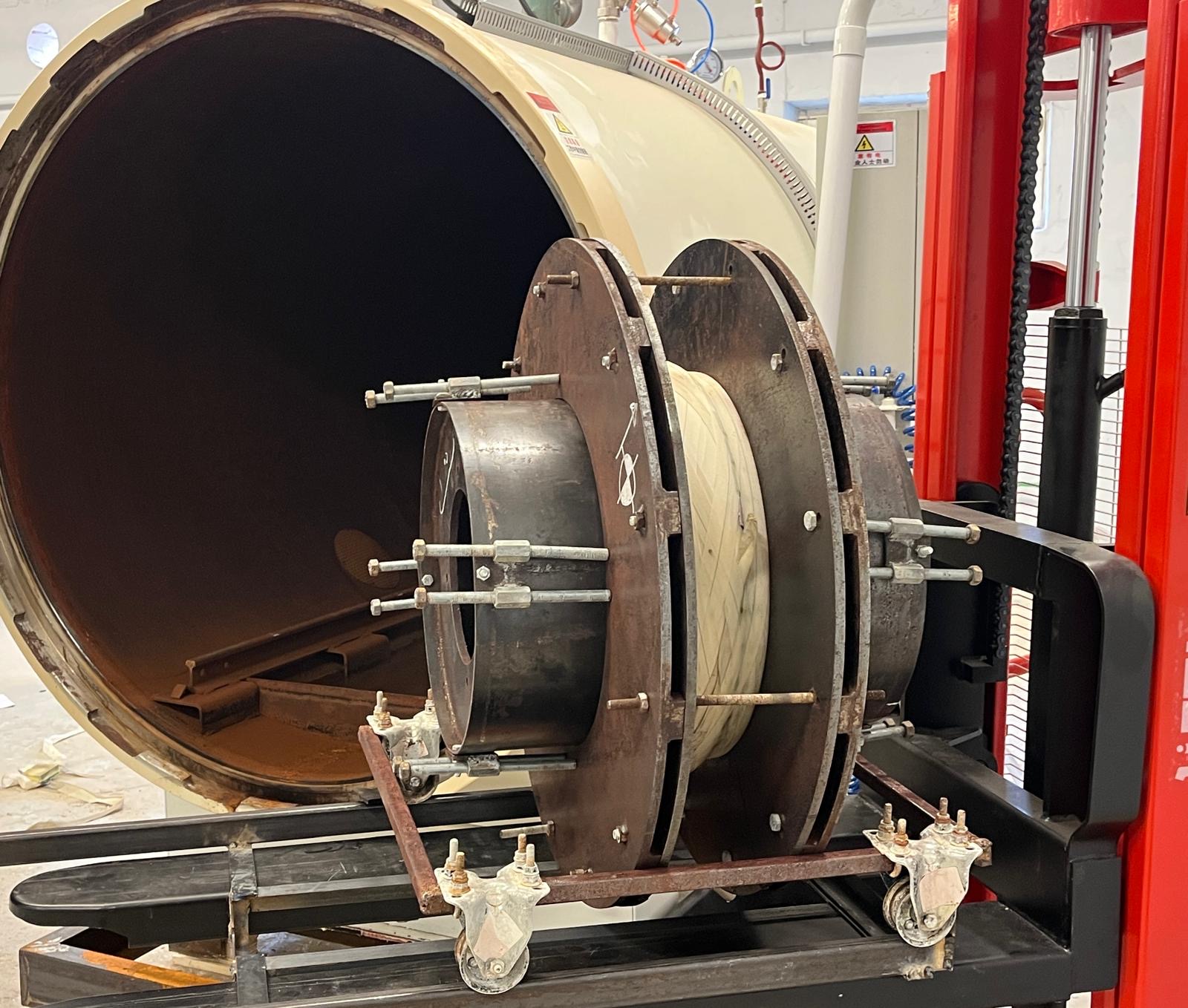 Image of expansion joint in the production process